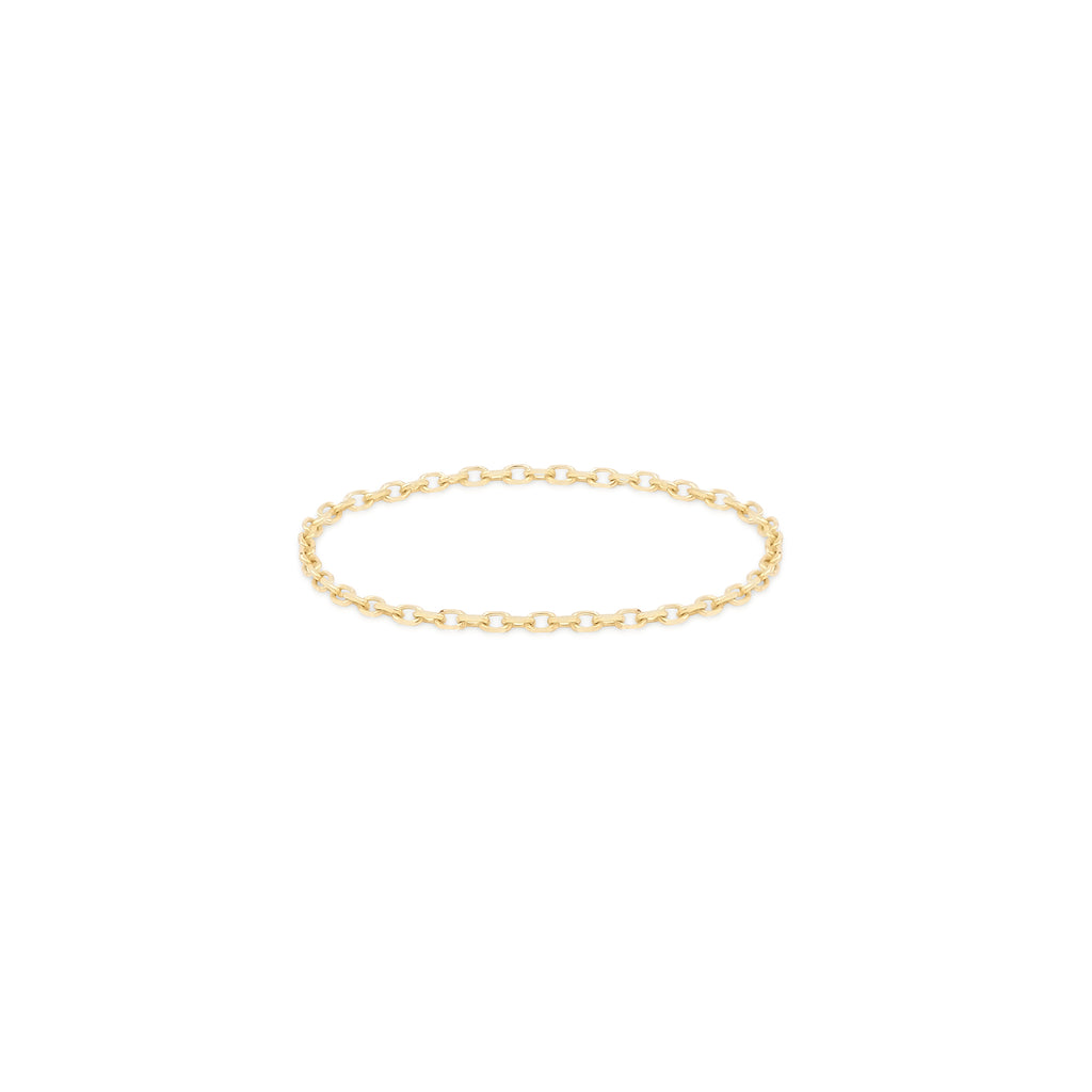 14K Gold Purity Chain Ring